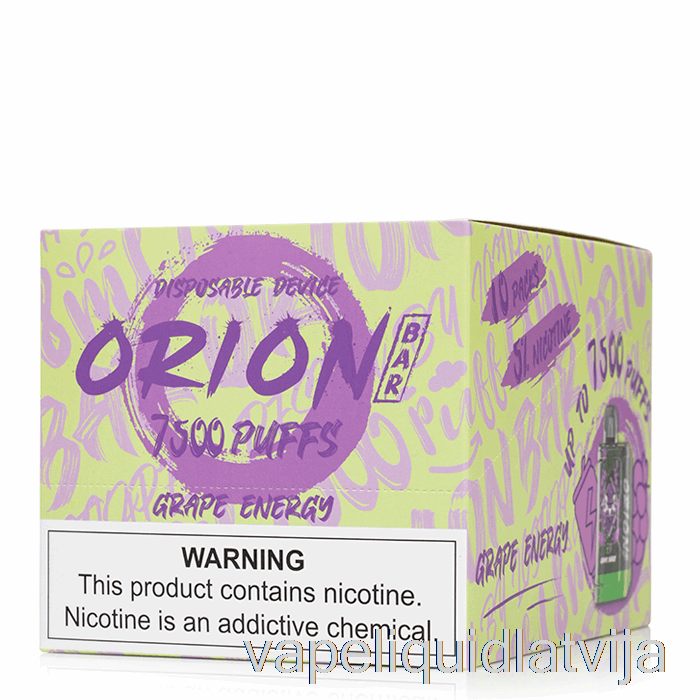 [10 Iepakojumu] Pazaudēts Vape Orion Bar 7500 Vienreizējās Lietošanas Vape šķidrums